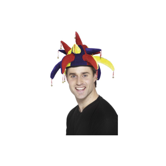 Smiffy's Jester Hat With Bells - jester hat fancy dress bells accessory cap adult smiffys costume
