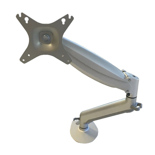 Contour Ergonomics Single Monitor Arm Silver CE77692