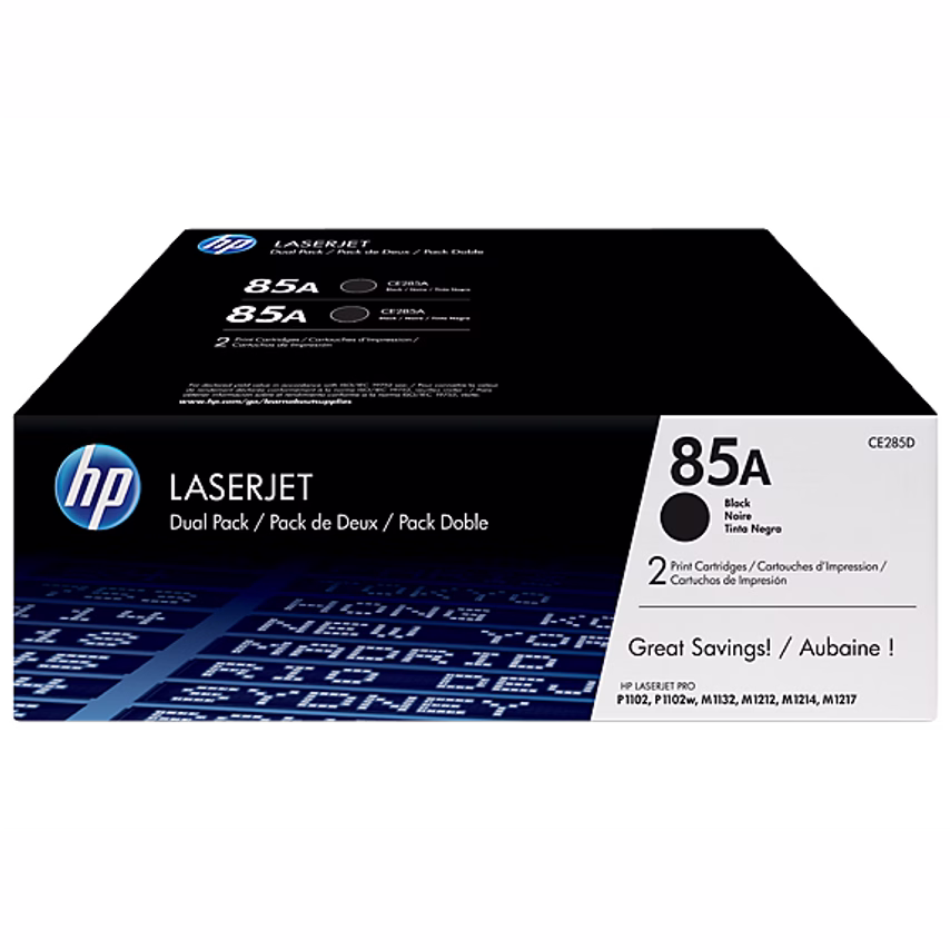 HP HP 85A Black Standard Capacity Toner 1.6K pages Twinpack for HP LaserJet Pro