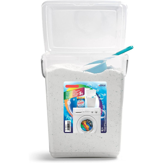 ( 1 X Transparent Storage Container) 5L Plastic Storage Container with Lid