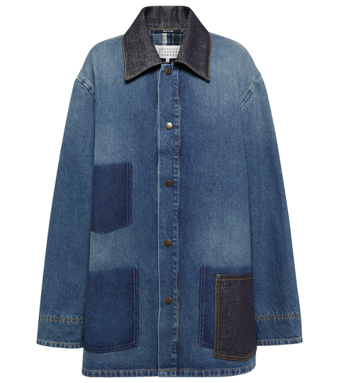 Oversized denim jacket