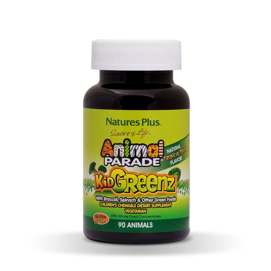 Nature'S Plus Animal Parade Kid Greenz 250 Mg 90 Chewable Tablets