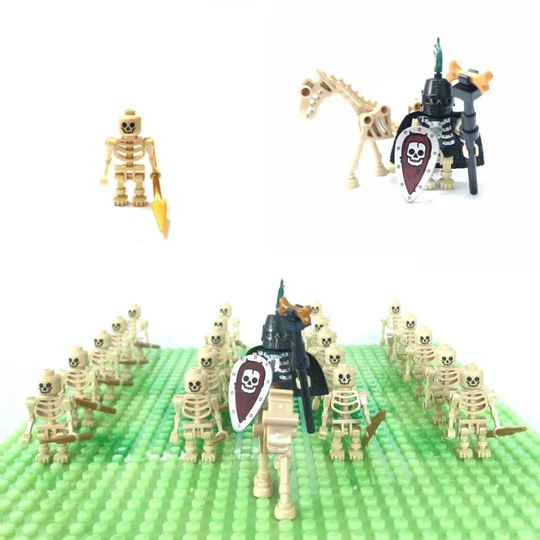 (Style # 06) 21pcs Star Wars Skeleton Army Figure Toys Fit Lego