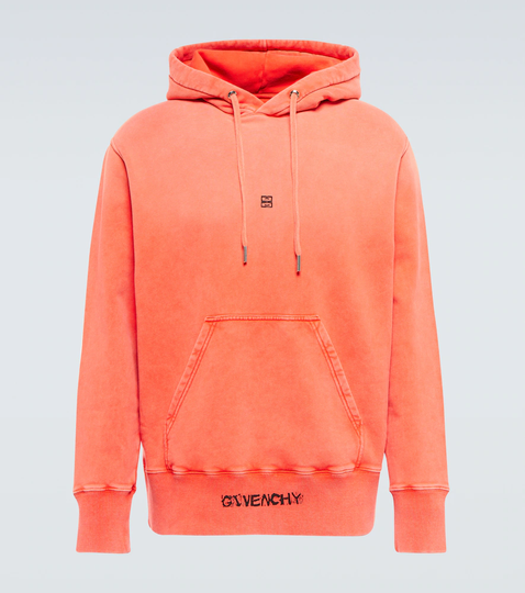 Cotton jersey hoodie