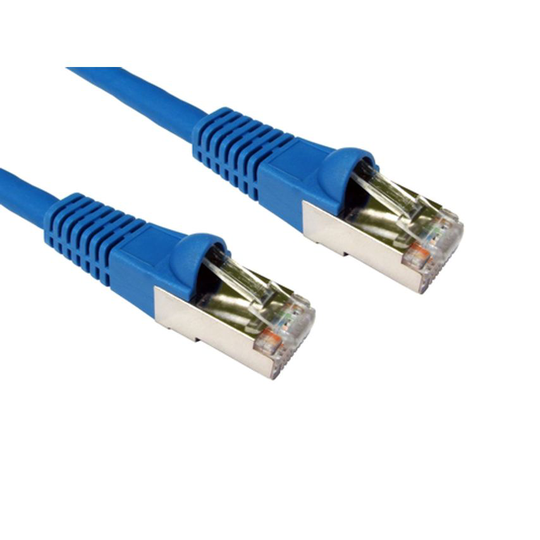 Cables Direct 6 Cables 1M 6A Sstp-lsoh Cable Blue