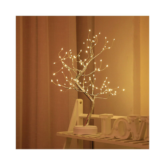 108 LED Bendable Branch Fairy Lights Christmas Birch Tree Home Decor