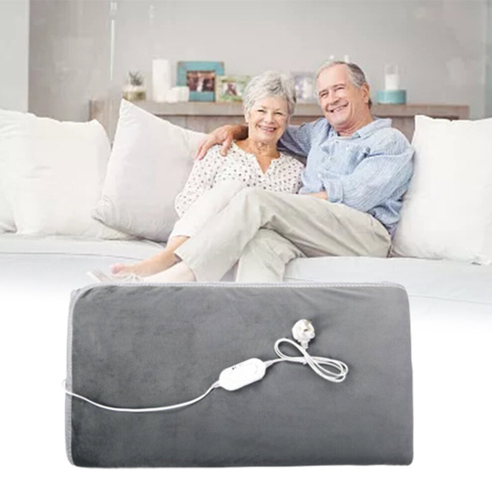 (180*150cm) Electric Heated Throw Over Under Blanket Fleece Washable Warm Mattress