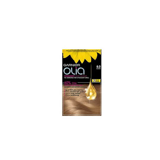 Garnier Olia Permanent Hair Colour 8.0 Blonde