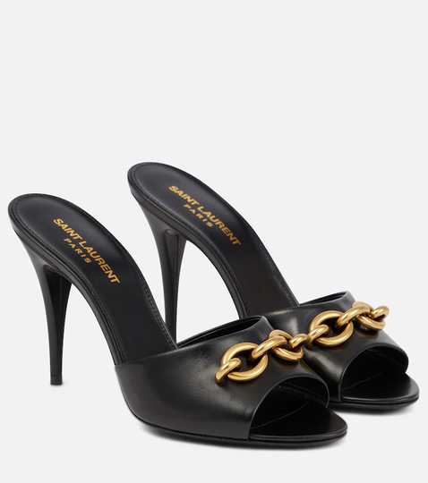 LA 95 embellished leather sandals