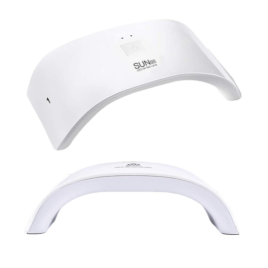 (White) 24W UV LED Nail Lamp Gel Nail Polish Dryer UV Light Fast Curing Auto Sensor