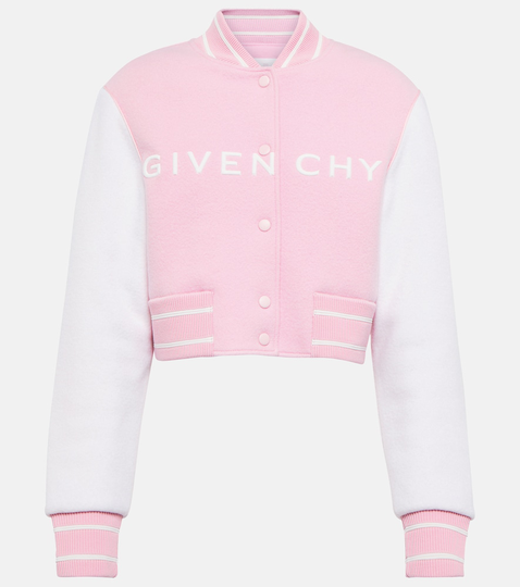 x Disney® crop wool bomber jacket
