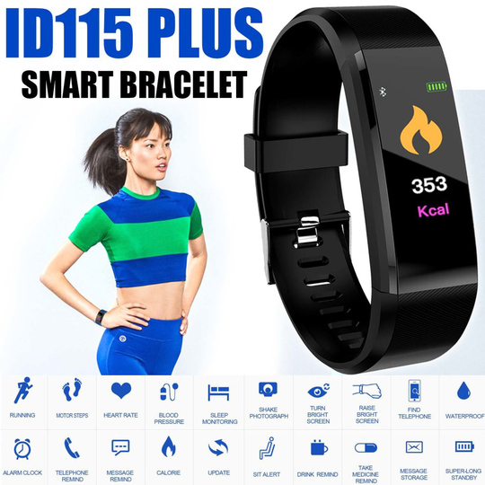SMART FITNESS WATCH ACTIVITY TRACKER SMARTWATCH STEP CALORIE FITBIT