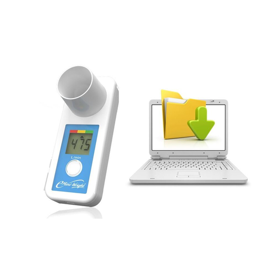 eMini-Wright Digital Peak Flow Meter USB Download Version