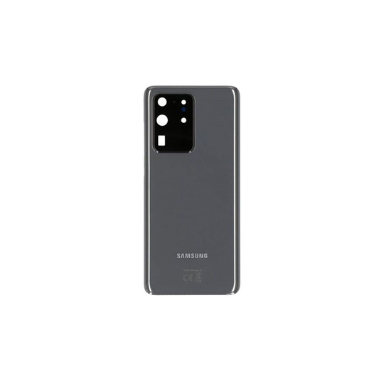 Genuine Samsung G988 Galaxy S20 Ultra Rear Back Glass / Battery Cover With Camera Lens - Cosmic Grey OEM Pulled
