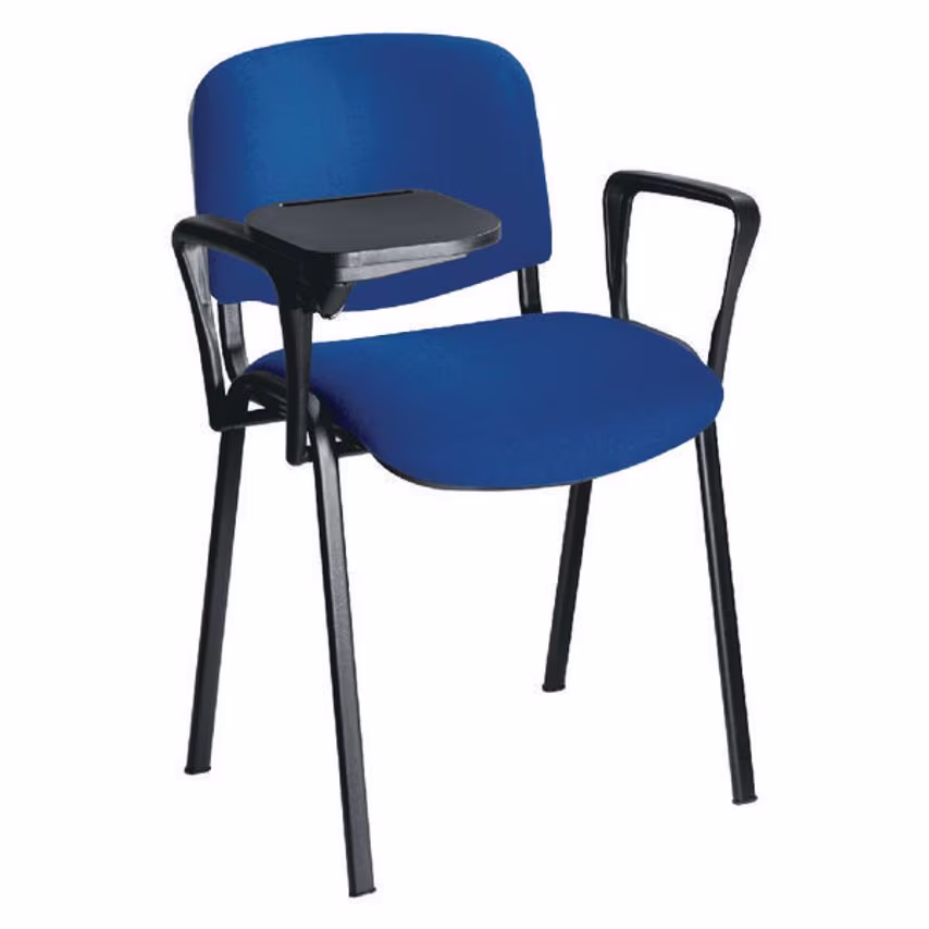 Jemini Chair Arm and Writing Tablet Black (Simple to attach and remove for flexi