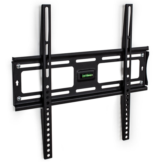tectake TV wall mount for 23-55 inch (58-140cm) fixed - bracket TV, wall tv mount, tv on wall bracket - black