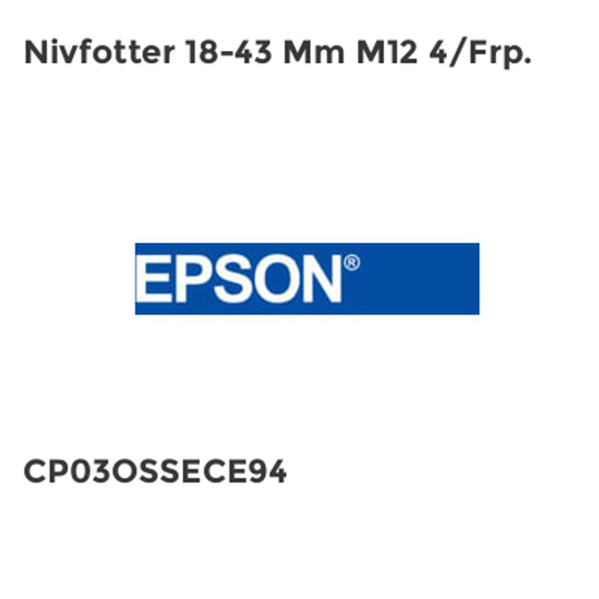 Epson Nivfotter 18-43 Mm M12 4/Frp.- you get 2
