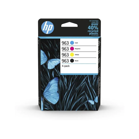 HP HP 963 Cyan Magenta Yellow Black Standard Capacity Ink Cartridge C- you get 2