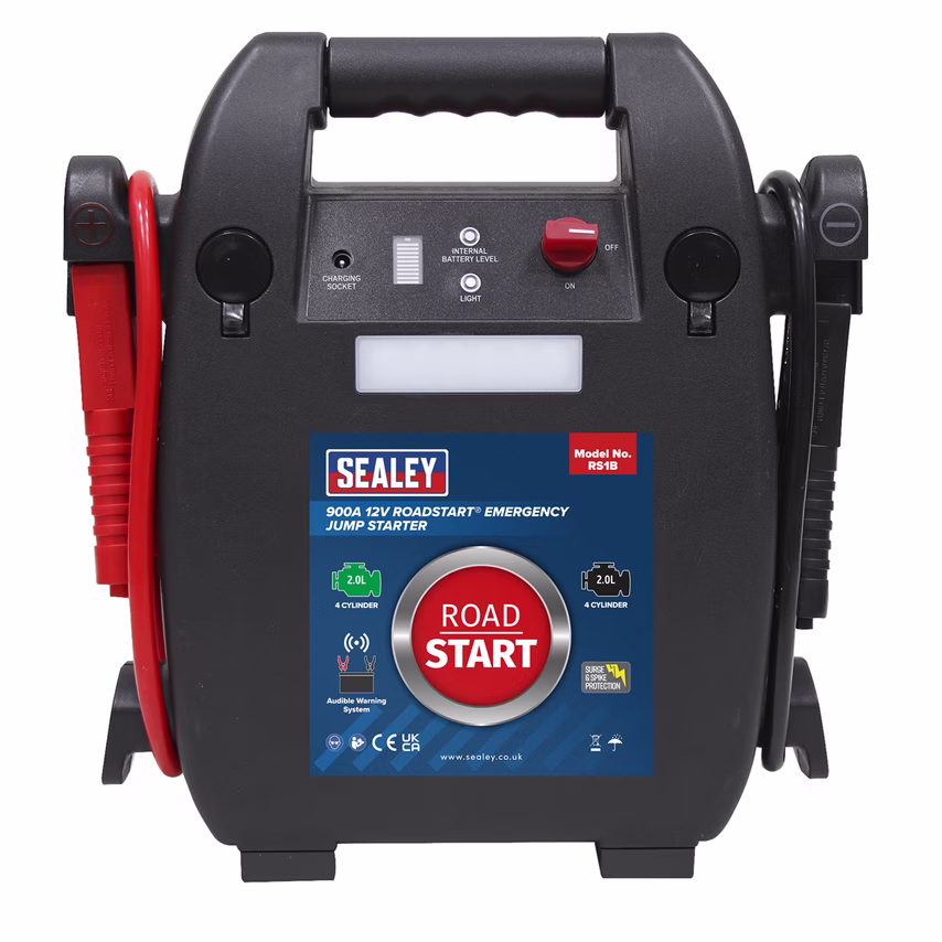 Sealey RoadStart Emergency Jump Starter 12V 2L 4 Cylinder