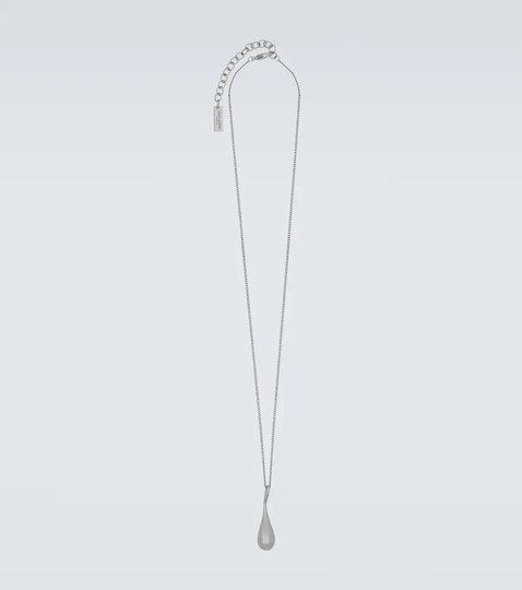Drop charm necklace