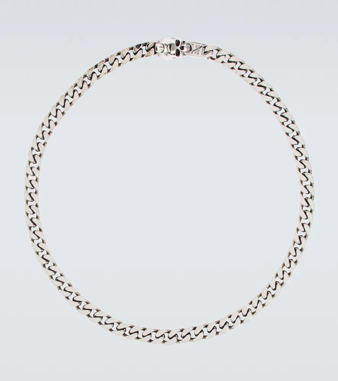 Engraved chain necklace