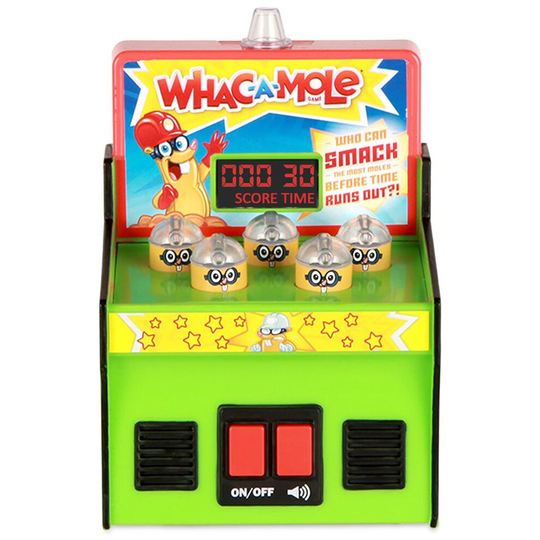 Basic Fun Mini Electronic Arcade Game - With Timer & Sound Effects - Whac-A-Mole