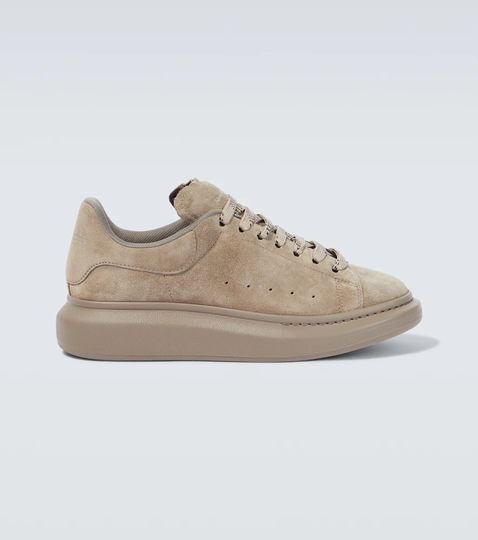 Nubuck leather sneakers