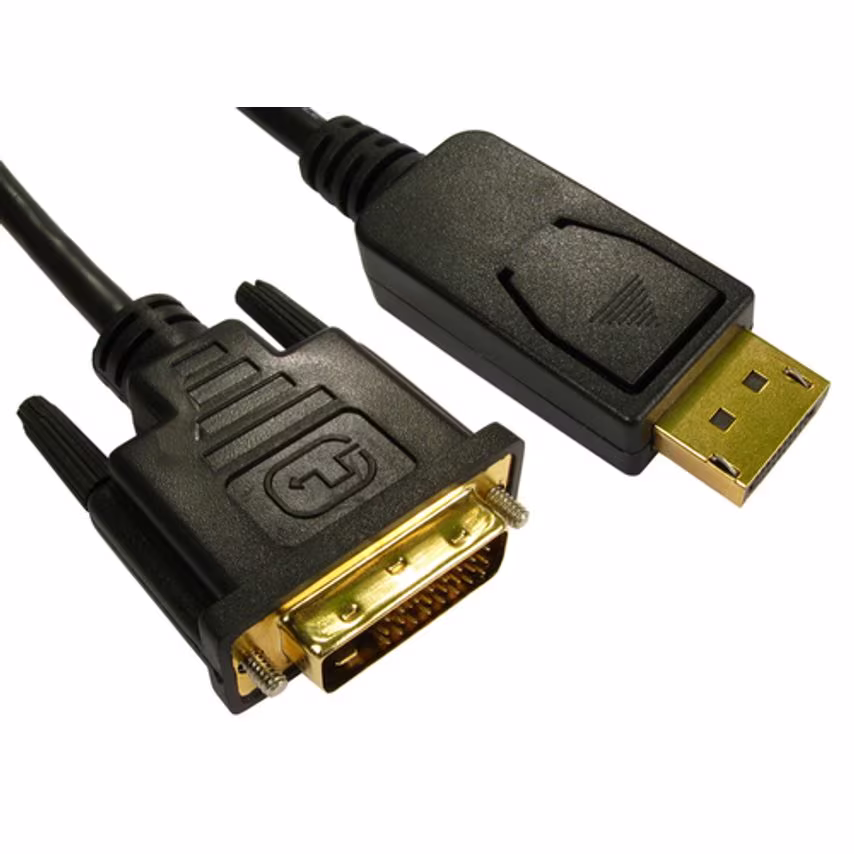 Cables Direct Cables 1M Disp Port M-DVI-D SIN Link M Black