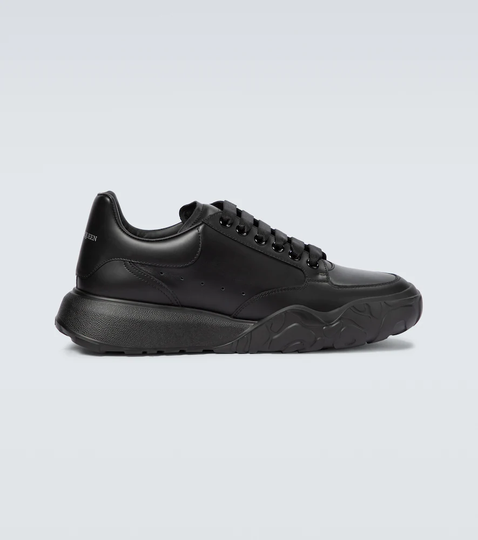 Mix sole runner sneakers