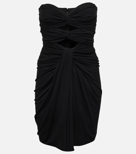 Gathered minidress