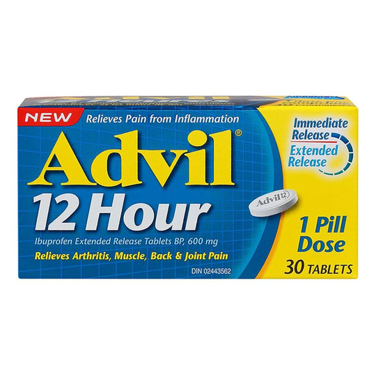 Advil 12 Hour Back And Joint Tablets 30'S
