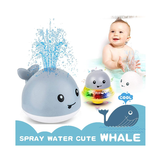 (Grey)Baby Bath Toy Sprinkler Bath Toy Toddlers Kids Water Spray Toy