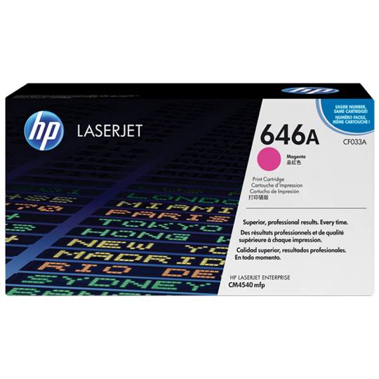 HP HP 646A Magenta Standard Capacity Toner 12.5K pages for HP Color LaserJet Ent