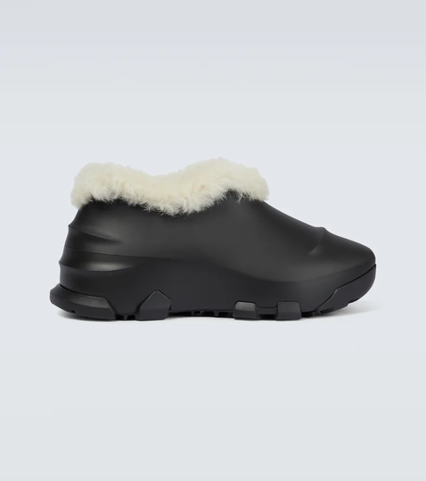 Monumental Mallow shearling-lined sneakers