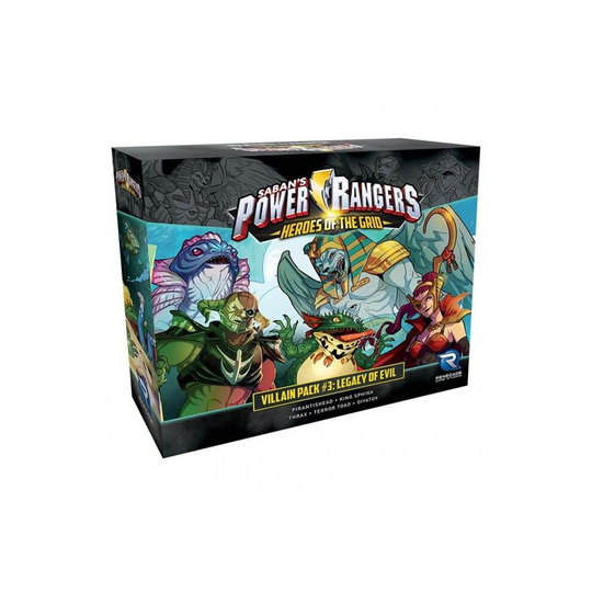 Renegade Game Studios REN2167 Power Rangers Heroes of the Grid Villain Board Game - Pack of 3