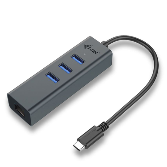 I I-Tec Usb-C Metal Hub 3 + Glan 3G60099- you get 7