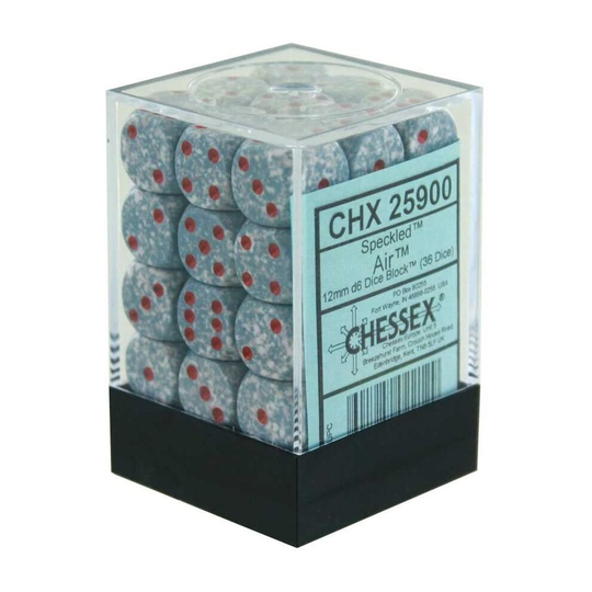 Chessex 12mm d6 Dice Block: Air