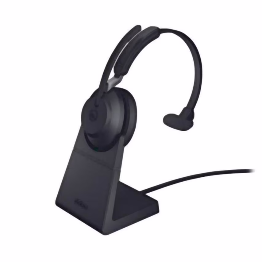 Jabra Evolve2 85 Ms Stereo Stand Beige