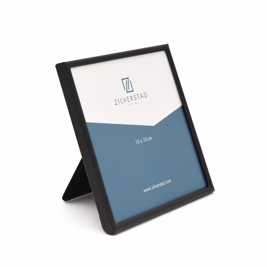 Zilverstad Photo Frame 10X10cm Sweet Memory Design in Matt Black Metal Finish