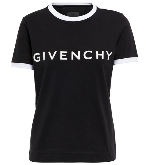 Cotton-blend jersey T-shirt