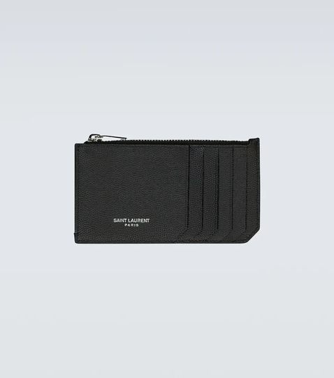 Leather ID card case