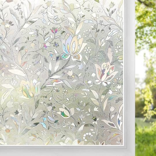3D Static Illuminative Privacy Glass Window Film Sticker 90 x 200cm