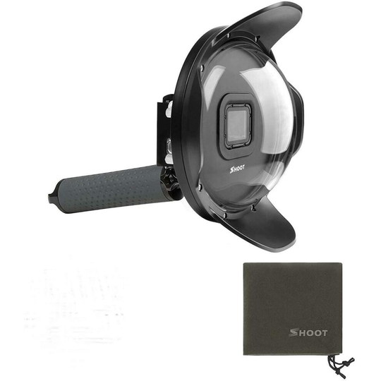 Domeport Diving Underwater Transparent Dome Lens Housing Dome Port for GoPro 7 Black/Hero (2018)/Hero 6/Hero 5 Camera Photography Accessories