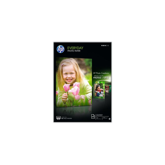 HP Everyday A4 Photo paper, 210 x 297 mm - White, 100 Sheets