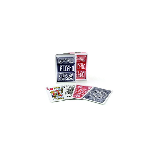 Tally Ho Circle Blue Back Poker Size Playing Cards
