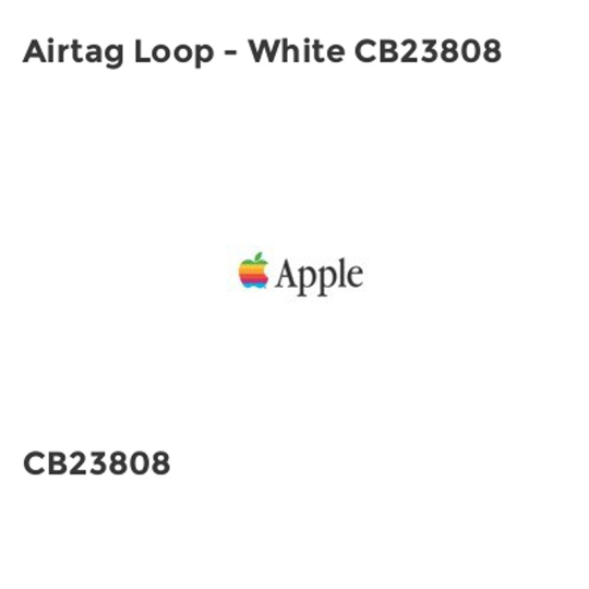 Apple Airtag Loop - White CB23808- you get 6