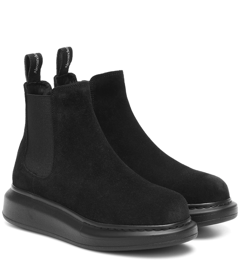 Suede ankle boots