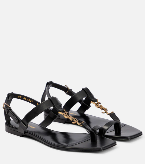 Cassandra flat leather sandals