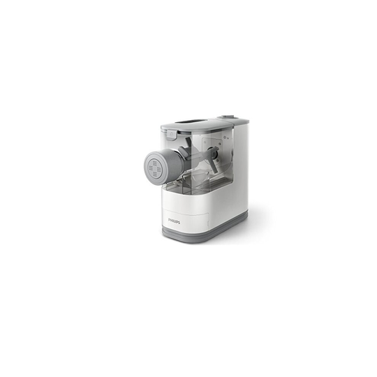 Philips Compact Pasta and Noodle Maker with 3 Interchangeable Pasta Shape Plates - White - HR2370/05