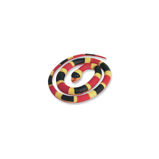 Wild Republic 918699 Rubber Coral Snake 66 cm, Red, Yellow, Black